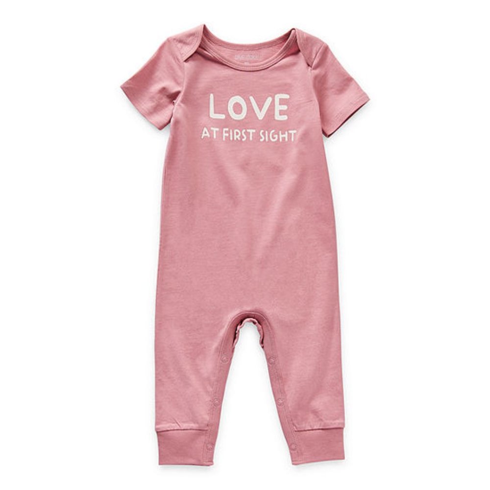 Okie Dokie Baby Girls Short Sleeve Jumpsuit Size 9M